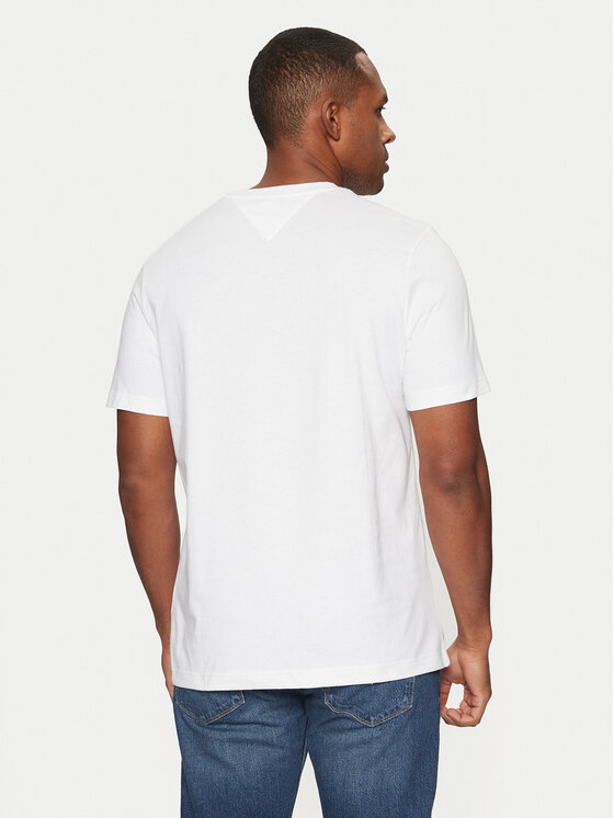 Tommy Hilfiger Tommy Hilfiger T-Shirt Essential MW0MW37267 Bílá Regular Fit