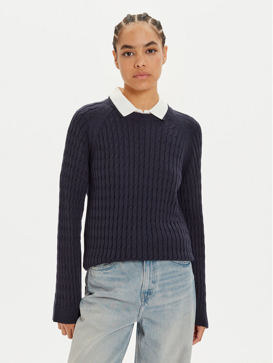 Gant Gant Džemper 4804154 Tamnoplava Regular Fit