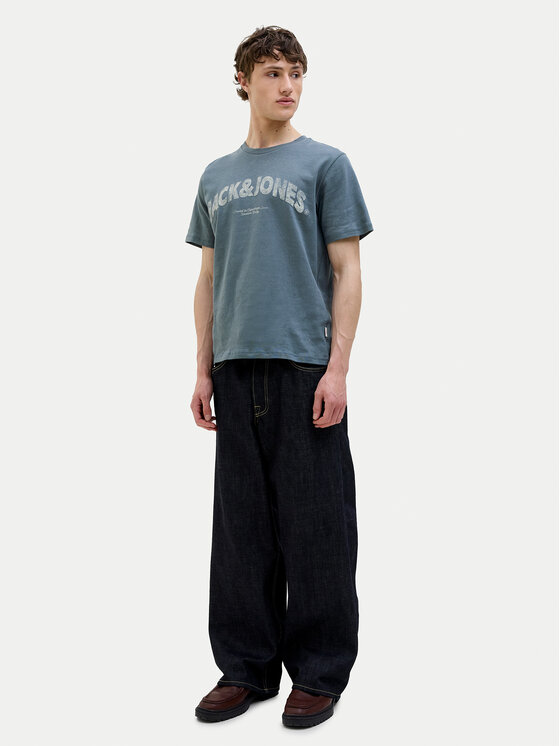 Jack&Jones Jack&Jones Tricou Almeria 12276962 Albastru Regular Fit