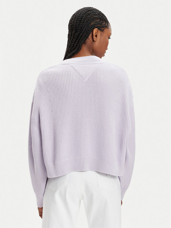Tommy Jeans Tommy Jeans Kardigāns Essential DW0DW17253 Violets Relaxed Fit