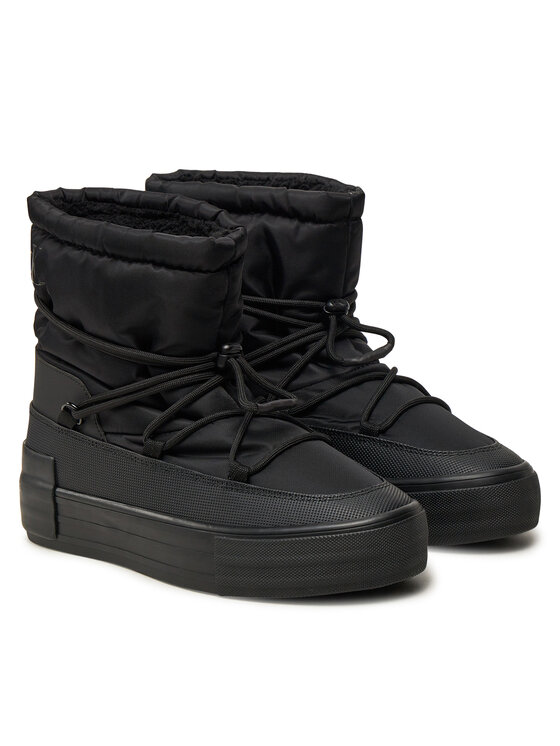 Calvin Klein Jeans Calvin Klein Jeans Botki Vulc Flatform Snow Boot Wn YW0YW01591 Czarny