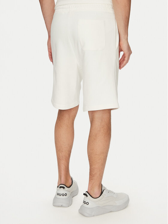 HUGO HUGO Szorty sportowe Damtus 50534953 Écru Relaxed Fit