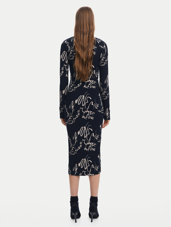 Desigual Desigual Igapäevane kleit 25SWVK05 Must Slim Fit