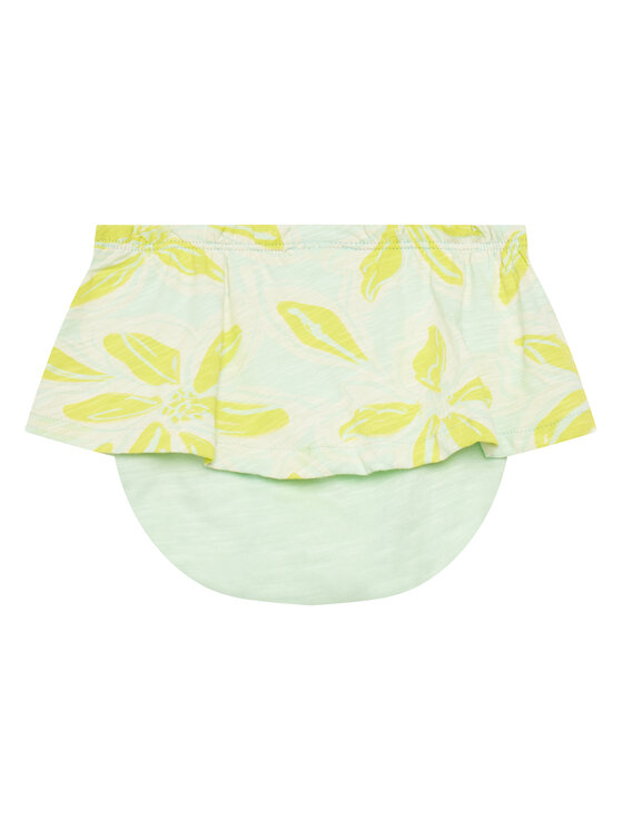 United Colors Of Benetton United Colors Of Benetton Set majica i hlače 3O7SAK015 Zelena Regular Fit