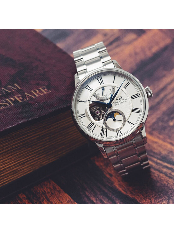 Orient Star Orient Star Zegarek RE-AY0102S00B Srebrny
