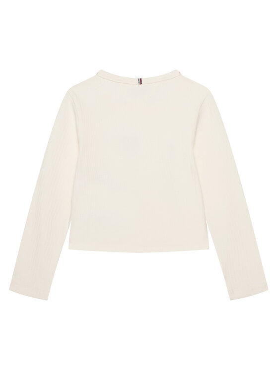 Tommy Hilfiger Tommy Hilfiger Blusa KG0KG09065 S Écru Regular Fit