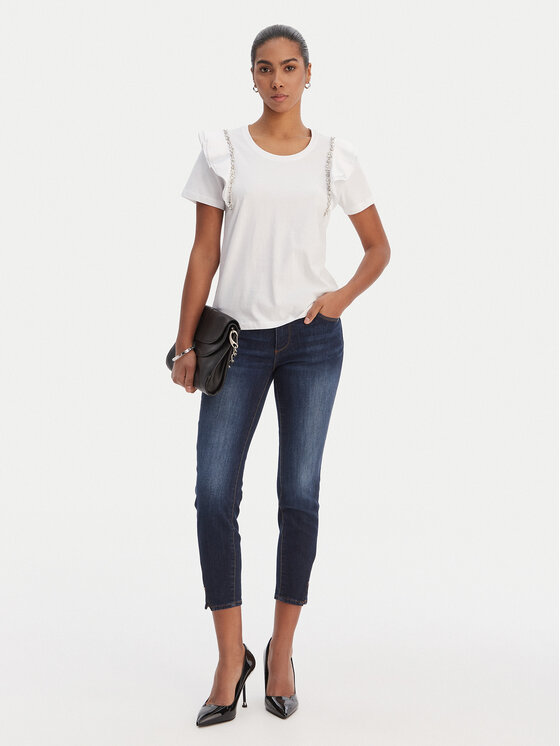 Fracomina Fracomina Bluse FR26ST3039J40001 Écru Regular Fit