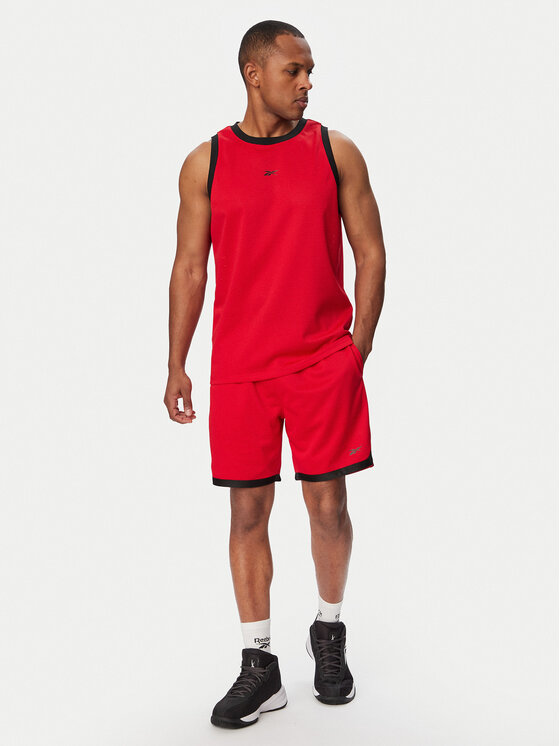 Reebok Reebok Спортни шорти Bartosz RK25881CCM Червен Regular Fit