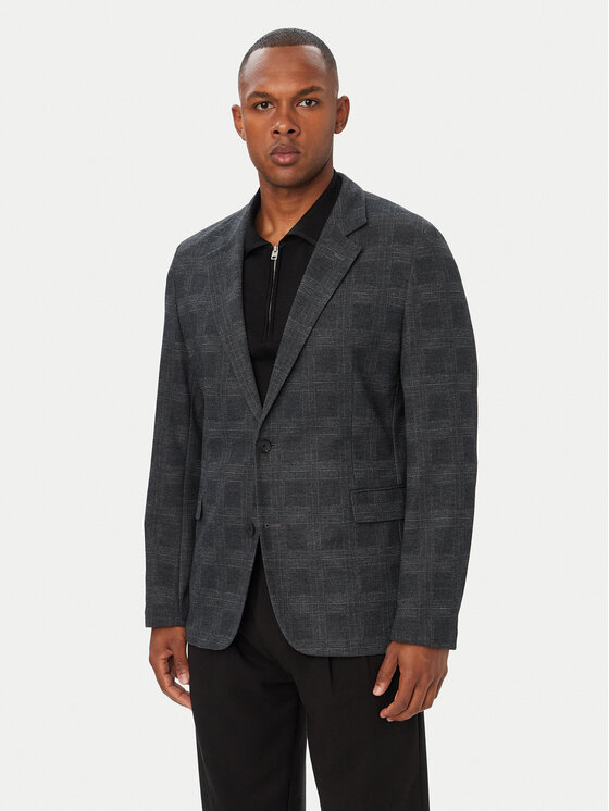 HUGO Suknjič Anton263X-H 50565382 Temno siva Extra Slim Fit