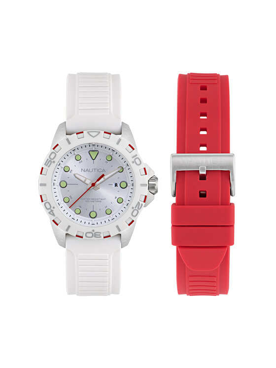 Nautica Nautica Ceas Nsr NAPNRS406 Alb