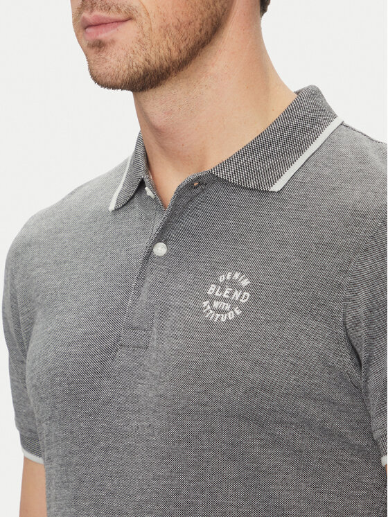 Blend Blend Polokošile 20708180 Šedá Regular Fit