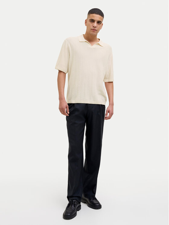 Jack & Jones Jack & Jones Polo Varenna 12272578 Μπεζ Relaxed Fit