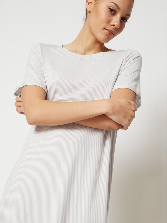 Skiny Skiny Noční košile 80772 Šedá Regular Fit