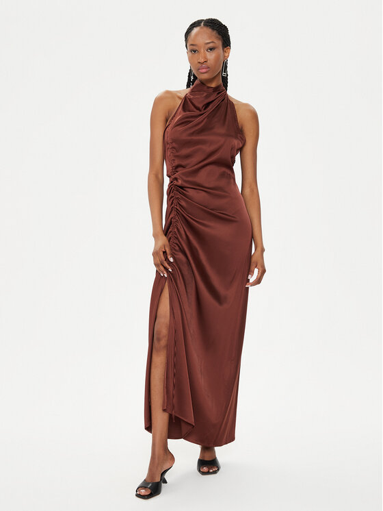 Gestuz Gestuz Poletna obleka Walery 10908960 Rjava Relaxed Fit