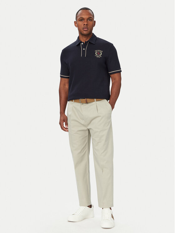 Guess Guess Polo särk M6YP17 K4398 Tumesinine Regular Fit