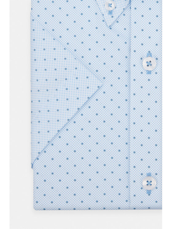 Lancerto Lancerto Koszula Milena KO073123000046 Błękitny Slim Fit