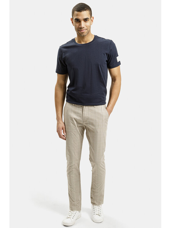 Cross Jeans Cross Jeans T-Shirt 16063-001 Granatowy Regular Fit