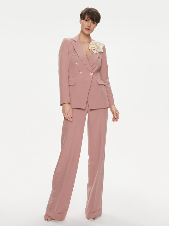 Maryley Maryley Giacca da abito 24EB139/M13 Rosa Regular Fit