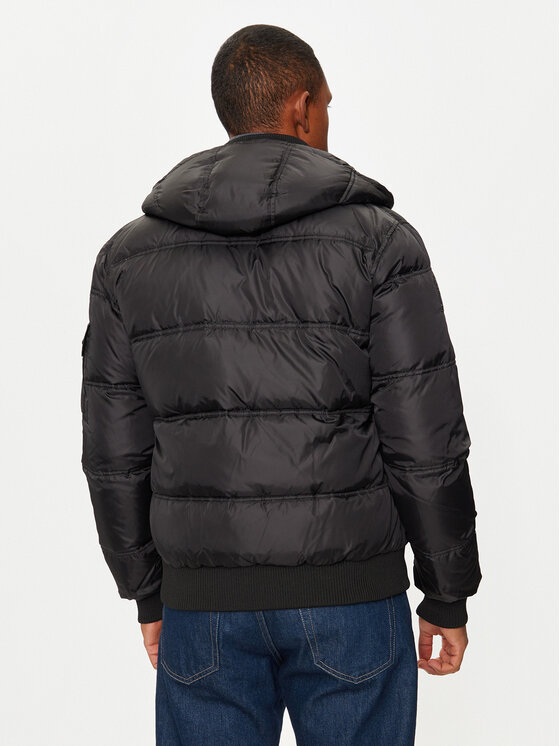 Bomboogie Bomboogie Μπουφάν πουπουλένιο JM603VTNIW3 Μαύρο Regular Fit