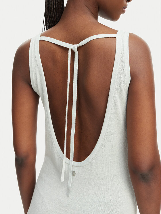 Calvin Klein Jeans Calvin Klein Jeans Letné šaty LV047F303G Svetlo zelená Slim Fit