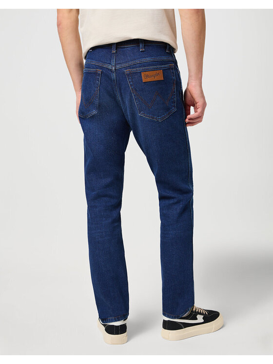Wrangler Wrangler Pantaloni di tessuto TEXAS SLIM Blu Straight Leg
