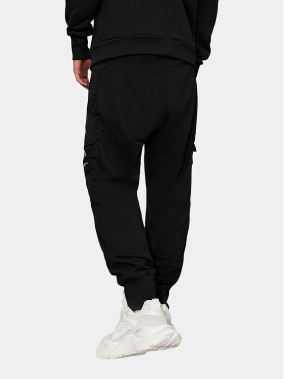 MADE BY SOCIETY MADE BY SOCIETY Spodnie materiałowe Pantaloni Le Minimal - P16872 Czarny Basic Fit