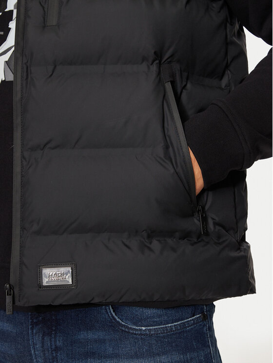 KARL LAGERFELD KARL LAGERFELD Vestă 505030 544596 Negru Regular Fit