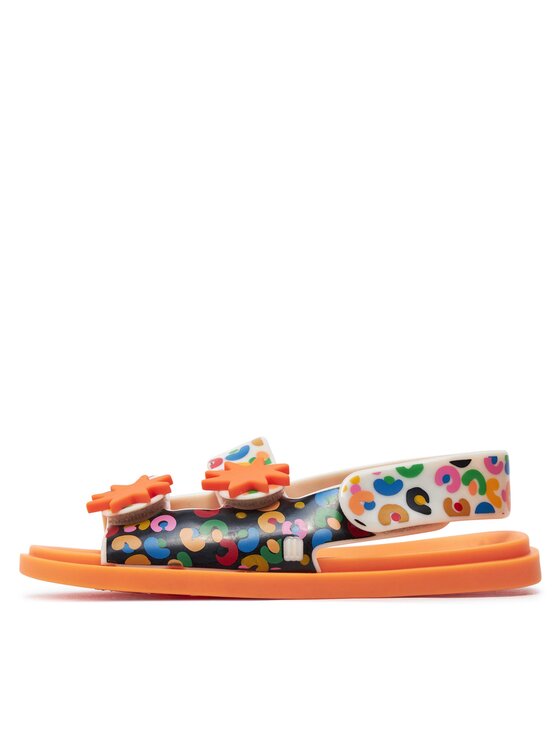 Melissa Melissa Sandale Mini Melissa Estrelar + Fabula Inf 35720 Narančasta