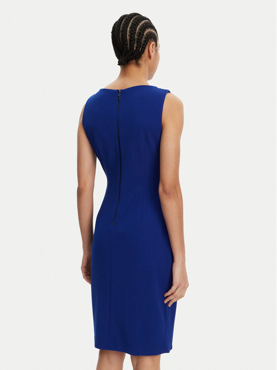 DKNY DKNY Koktel haljina DD5ACH15 Plava Slim Fit