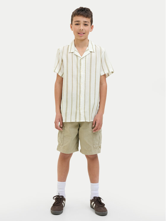 Jack&Jones Junior Jack&Jones Junior Srajca Luke 12277304 Bela Relaxed Fit
