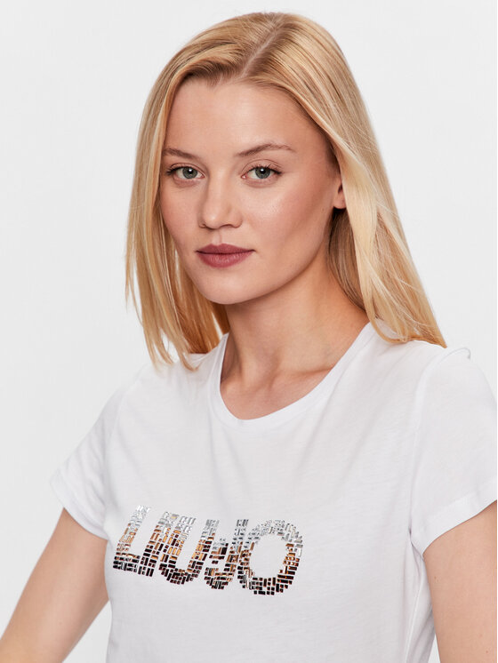 Liu Jo Liu Jo T-Shirt WF3085 J6308 Weiß Regular Fit