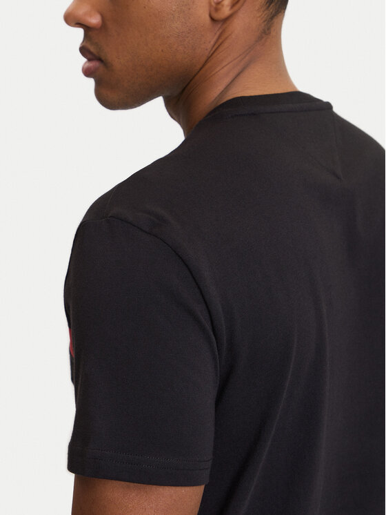 Tommy Jeans Tommy Jeans Tricou DM0DM22539 Negru Regular Fit