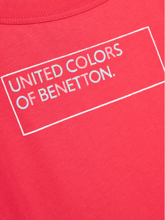 United Colors Of Benetton United Colors Of Benetton Top 3I1XCH01E Różowy Regular Fit