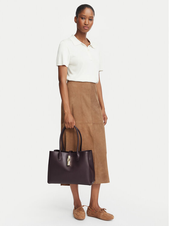 Furla Ročna torba Goccia M WB01978 ARE000 4906S Vijolična