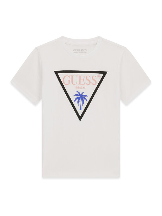 Guess Guess T-Shirt L6GI27 J1314 Weiß Regular Fit