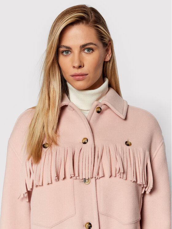 PINKO Pinko Зимно палто Fiambala 1G16S1 Y7E3 Розов Regular Fit