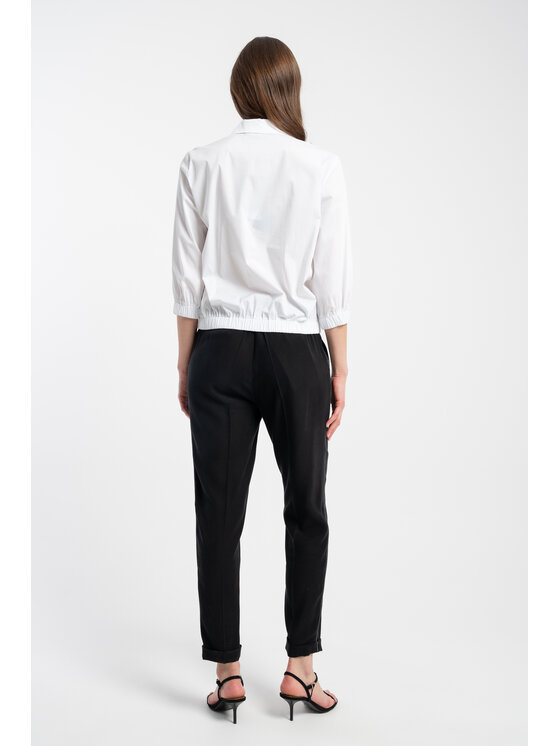 CLICK CLICK Bluzka 10-6808 Biały Custom Fit