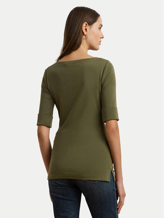 LAUREN RALPH LAUREN LAUREN RALPH LAUREN Majica 200654963189 Zelena Slim Fit