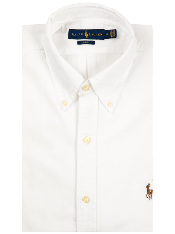 Polo Ralph Lauren Polo Ralph Lauren Koszula Core Replen 710549084 Biały Slim Fit