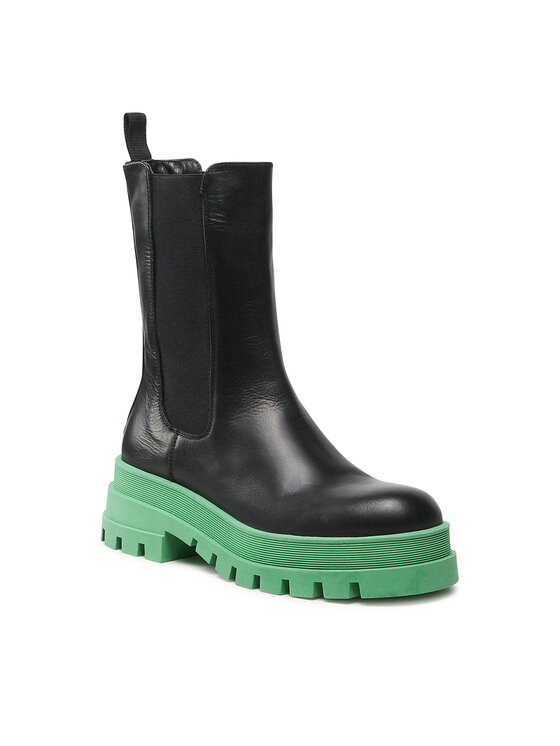Badura Badura Klassische Stiefeletten INES-02-1 Schwarz