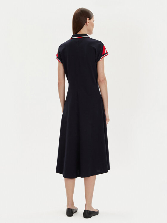 Tommy Hilfiger Tommy Hilfiger Vsakodnevna obleka WW0WW41269 Mornarsko modra Regular Fit