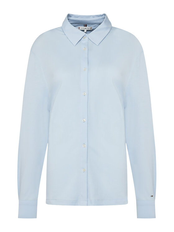Tommy Hilfiger Tommy Hilfiger Camicia WW0WW45983 Celeste Regular Fit