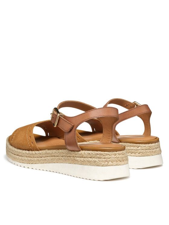 Geox Geox Espadrilės D Eolie D55SRB 02243 C6001 Ruda