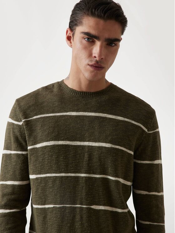 Guess Guess Sweter 174533 Zielony Classic Fit