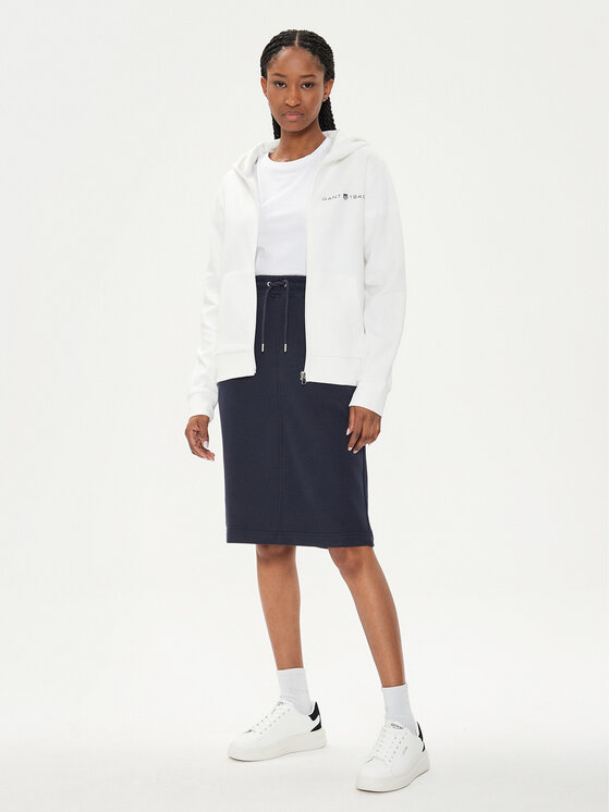 Gant Gant T-särk Shield 4200200 Valge Regular Fit