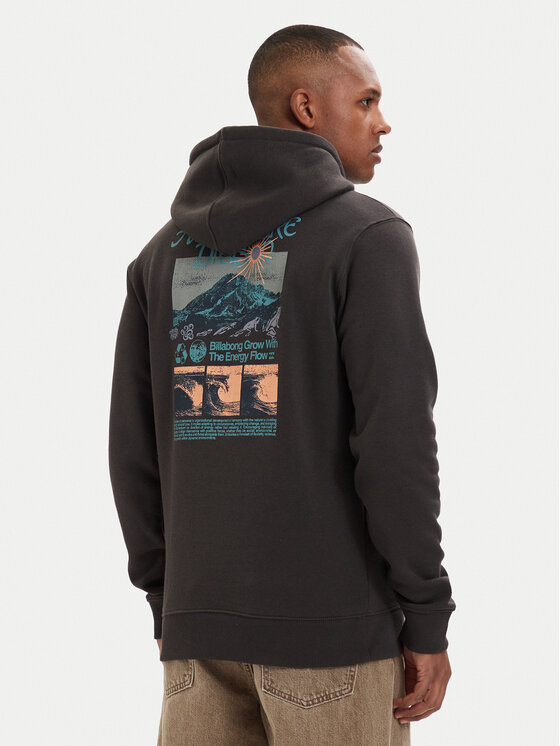 Billabong Billabong Bluză Compass Po EBYSF00173 Negru Regular Fit