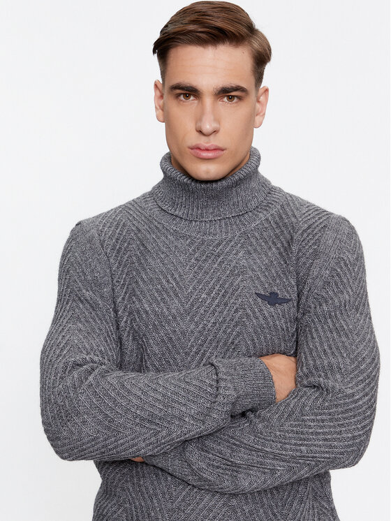 Aeronautica Militare Aeronautica Militare Поло 232MA1455L509 Сив Regular Fit