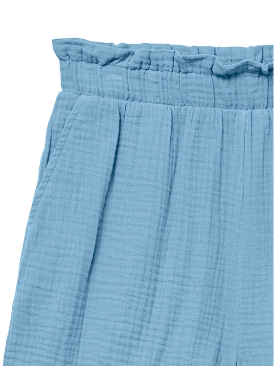 Vero Moda Vero Moda Szövet rövidnadrág Natali 10279687 Kék Baggy Fit