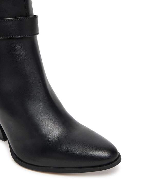 Tommy Hilfiger Tommy Hilfiger Чоботи T-Strap Pointy FW0FW08982 Чорний