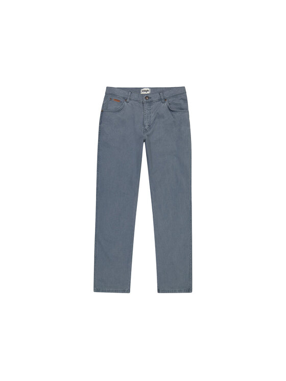 Wrangler Wrangler Spodnie materiałowe TEXAS SLIM Niebieski Slim Fit
